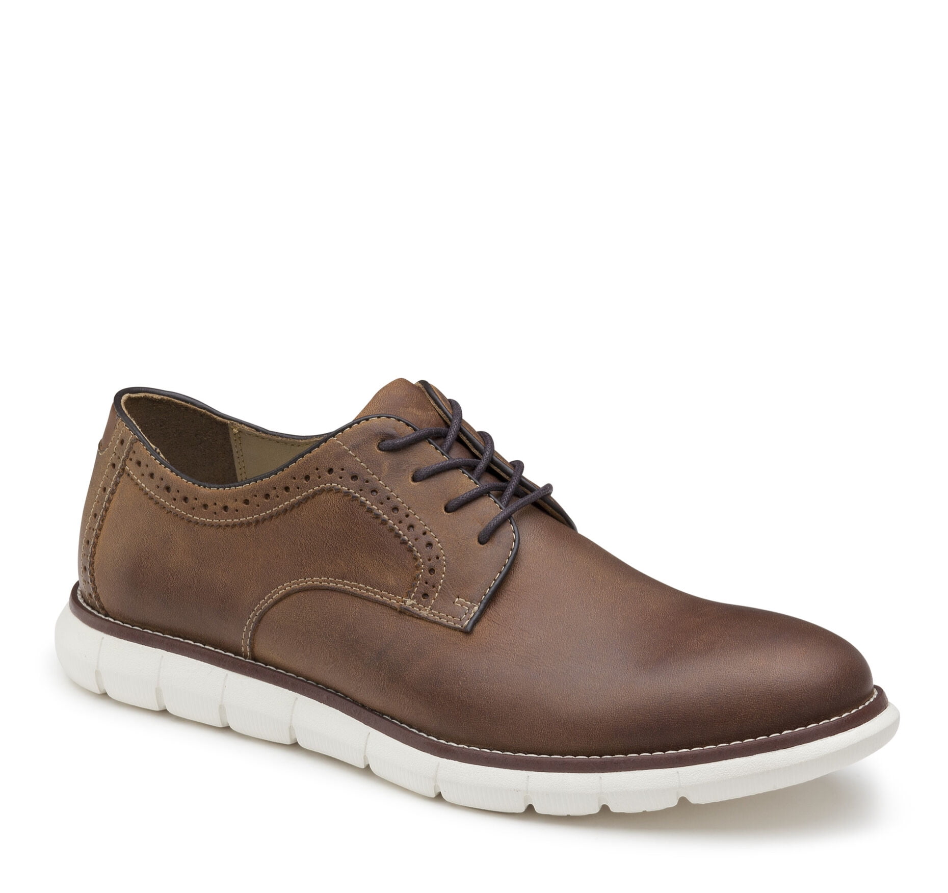 Mens Johnston & Murphy Upton Oxford in Tan Leather. 20-4338 Men main image 3