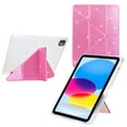 thumbnail image 5 of ELEHOLD Case For iPad Pro 12.9 6th/5th/4th/3th (2022/2021/2020/2018) ,Bling Magnetic Flip PU Leather Shock-Absorbent Multi-Angle Kickstand Full Protection Case Cover, Pink, 5 of 6