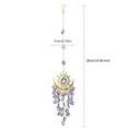 thumbnail image 3 of wtgtog Crystal Wind Chimes, Hanging Suncatchers Prisms, Iron Glass Material Boho Design, Creates Rainbows In Sunlight, For Window Garden Decor, 3 of 5