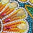 thumbnail image 2 of 3 Pieces Diamond Painting Bookmark Diamond Tassel Beaded Painting Bookmark Diy Beaded Bookmarks Leather Tassel Bookmark For Valentine's Day Graduation, 2 of 5