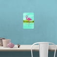 thumbnail image 2 of Pink Flamingo in Water Home Business Office Sign - Window Sticker - 6" x 9" (15.2cm x 22.9cm), 2 of 3