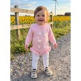 thumbnail image 5 of RUINIXCW Baby Girls Fall Knit Romper Fashion Duck Embroidery Crew Neck Long Sleeve Sweater Jumpsuit, 5 of 9