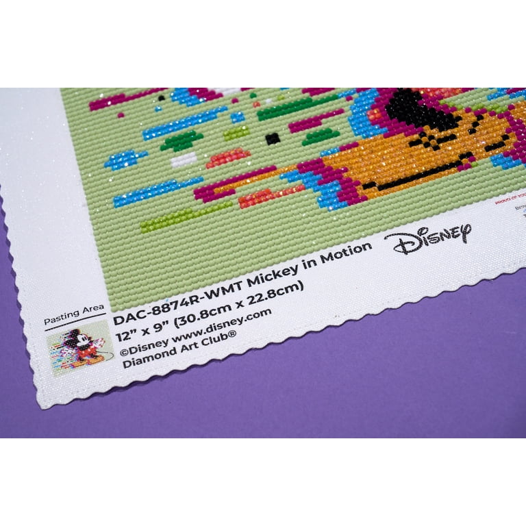 DIAMOND ART CLUB® Mickey in Motion Diamond Painting Kit, Fun DIY