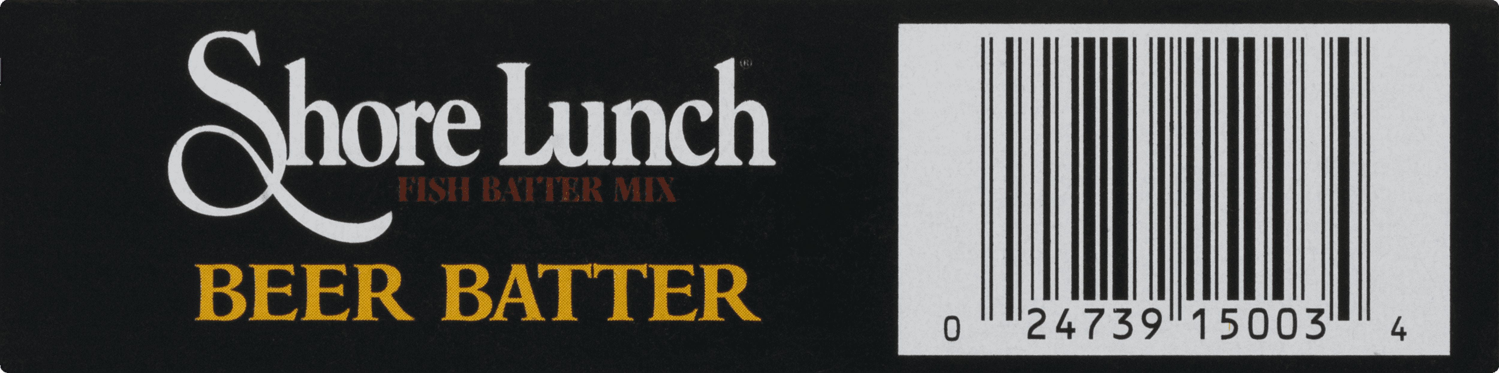 Shore Lunch Beer Batter Batter Mix, 9 oz, for Crispy Fried Fish, Chicken, and Vegetables