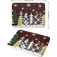 thumbnail image 2 of Christmas Dish Drying Mat for Kitchen Counter 16\u201dx18\u201d Christmas Tree Buffalo Plaid Dish Draining Mat Ultra Absorbent Microfiber Pad Holiday Mats Fast Drying Mat Table Protector, 2 of 7