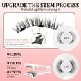 thumbnail image 5 of ZYNERY Magnetic Eyelashes Kit - 2 Pairs Reusable Fake Lashes with Applicator & Storage Box, No Glue Needed, Natural Look for Beginners, Easy to Wear and Remove (Natural), 5 of 7