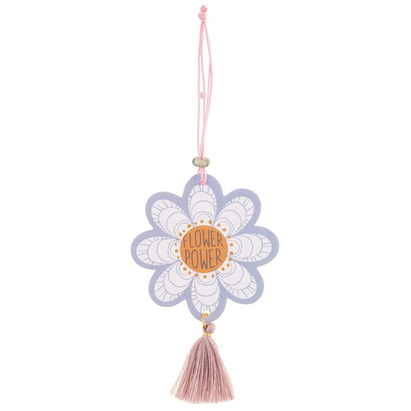 Karma , Désodorisants en Forme, Diffuseur d'Huiles Essentielles pour Voitures, Maison & Bureau - Désodorisant Décoratif Coloré avec Pompon, Marguerite