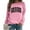 Pink, variant on Women's Sweatshirt Sweat Shirts Women Long Sleeve Pullover Sweatshirts for Women Blue Cute Crewneck Sweatshirt Womens Clothing Fall Comfy Clothes