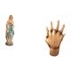 thumbnail image 5 of Escultura de resina de la Virgen María y el Bendito Jesús. Obra de arte decorativa para escritorio. Figuras de manos de amantes gemela. Decor, 5 of 8