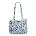 thumbnail image 2 of Vera Bradley Women's Cotton Multi-Compartment Shoulder Bag Perennials Gray, 2 of 6
