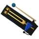 thumbnail image 4 of Juego de instrumentos de horquilla de afinación Musical de aleación de aluminio y mazos triangulares de silicona y madera, juego de horquillas de Dorado shamjiam Diapasones, 4 of 8