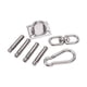 thumbnail image 3 of Ganchos para hamaca kit para colgar hamaca Rotate capacidad de 551 libras colgador de hamaca resistente colgador de gancho de suspensión juego de accesorios para hamaca para ANGGREK Otros, 3 of 8
