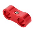 thumbnail image 1 of funtasica prasku Car 2-Hole Fuel Hose Separator Clamp Oil Fuel Line Clamps Adapter AN6 Red, 1 of 5