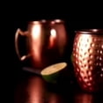 thumbnail image 2 of 530ml Rose Gold Hammered Cup, 2 of 14