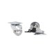 thumbnail image 3 of 4 Pieces/lot 2 inch casters Transparent Crystal with Wheel Brake Furniture MultiSpecification cabinets(2 InchScrewBrake), 3 of 5
