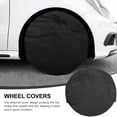 thumbnail image 3 of FELTECHELECTR 2 Pcs Couvre-Roues Pneus de Remorque en Noir pour Protection des Pneus de VR, 3 of 4