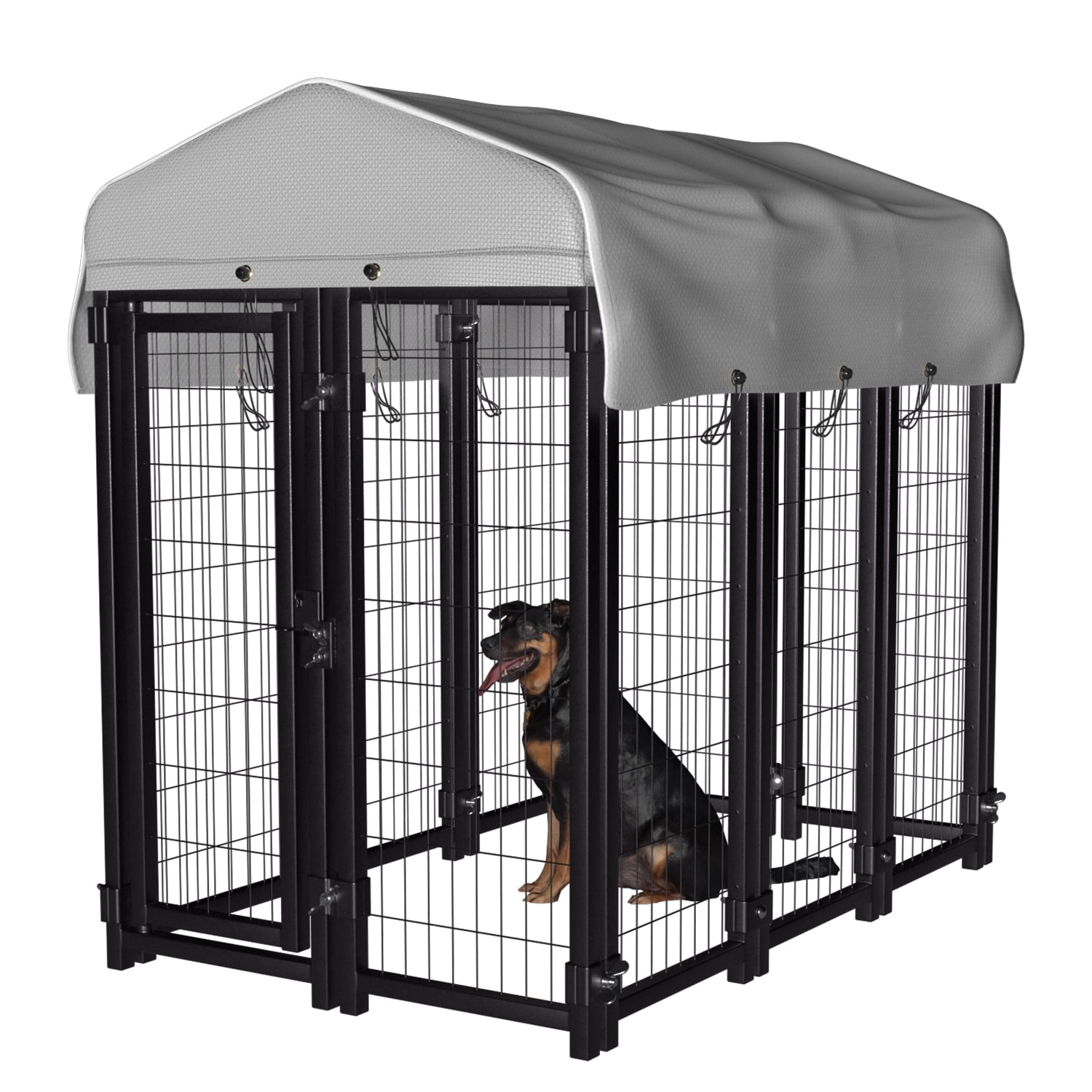 Welded Wire Outdoor Dog Kennel Large Heavy Duty Dog Playpen Enclosure Yard Dog House Pen Run