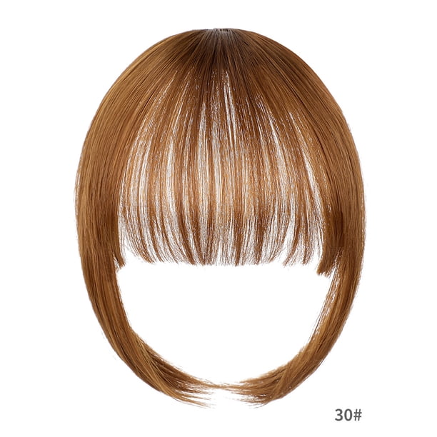 Xiao Hua Flequillo postizo para mujer, accesorio con borlas para el rostro, uso diario, 1 pieza, 25-15 cm, aspecto natural, A05