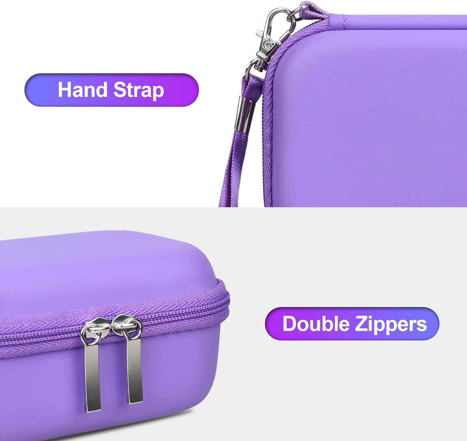  Supmay Hard Carrying Case for Bitzee Interactive Toy Digital  Pet, Gifts For Virtual Pet Enthusiast/Girls & Boys, Protective Storage Case  with Zipper Mesh Pocket for Battery, USB Cable, Purple+Purple : Pet