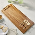 thumbnail image 3 of Better Homes & Gardens, Acacia Board with Cheese Tools, 22 W x 11.22 D x 1.96 H in, Kitchen, 3 of 7