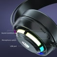 thumbnail image 6 of Wired Headphones - Game Headset Wired Dual Channel for Desktop Computer, Notebook Computer, and Microphone Voice Headset(Black), 6 of 9