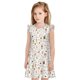 thumbnail image 1 of Fotbe Coffee Vestido de Dormir para Niñas de 3 a 10 Años, Mangas Cortas, Estilo Princesa, Pijama Camisón con Mangas Voladas-XX-Large, 1 of 6