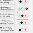 thumbnail image 4 of Rv Checklist Note Boar Plastic Rv Checklist Memo Portable Rv Checklist Notepad Reutilizable Checklist Note Pad Notebook Para El Hogar Cocina Viajar Rv Camping Cateissary EL014279-03, 4 of 5