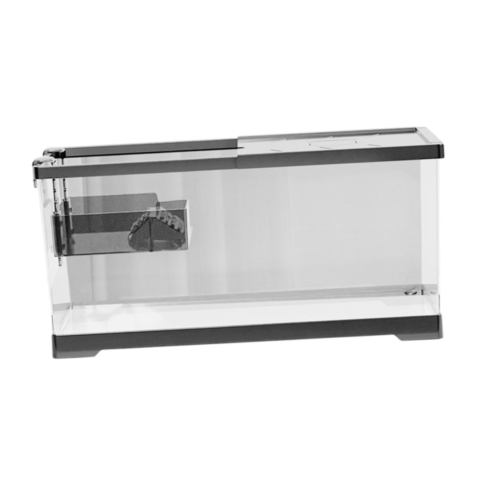 CarpNettore Turtle Tank Aquarium Tortoise Enclosure Starter Kit Hideout Reptile Tank with Basking Platform Aquatic Terrarium for Breeding L w Platform and Lid
