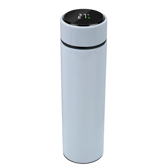 Termo Inteligente con Lector de Temperatura Digital Táctil (480 ml) Doble Pared de Acero Inoxidable Libre de BPA ADA Liso
