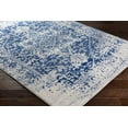 thumbnail image 5 of BoutiqueRugs Limestone Bohemian Vintage Medallion Runner Rug - Farmhouse Oriental Floral Carpet for Hallway, Kitchen - Blue, Gray, Navy - 2'7" x 20' Runner, 5 of 19