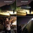 thumbnail image 4 of 2 Pack Lampe de Poche LED Haute Puissance avec Lampe de Poche Tactique avec Chargeur USB 2 Pcs, 4 of 4