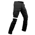 thumbnail image 2 of Women's-Hiking-Pants Convertible Quick-Dry Water-Resistant Lightweight Zip-Off Outdoor with 5 Deep Pockets Black S, 2 of 8
