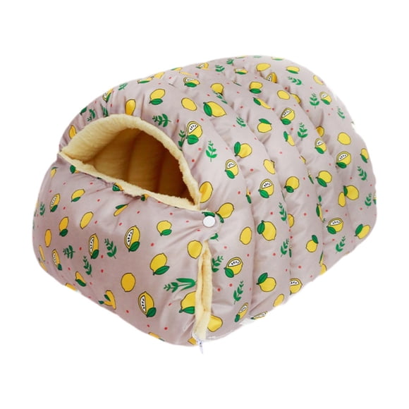 Cama para gatos, nido extraíble y lavable para gatos, para cachorros, perros, suministros para mascotas Limón L