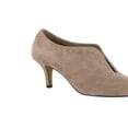 thumbnail image 3 of Bella Vita Women's Almond Kidsuede Leather Dara Dress Shooties Brown Size 6 WW, 3 of 3