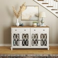 thumbnail image 2 of Jofran Aurora Hills Country Wire-Brushed 4 Door Accent Chest, 2 of 10