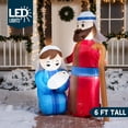 thumbnail image 2 of Inflable navideño Joiedomi Jesus Family 180 cm con LED, 2 of 9
