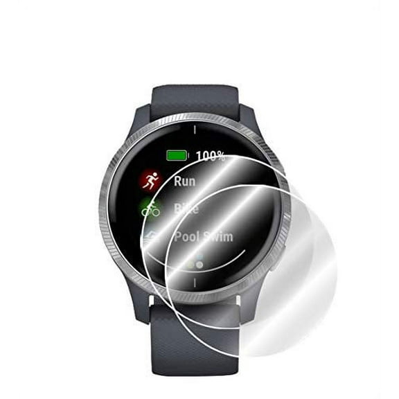 IPG For Garmin Venu GPS Smartwatch Screen Protector (2 Units) Invisible Ultra HD Clear Film Anti Scratch Skin Guard - Smooth/Self-Healing/Bubble -Free By