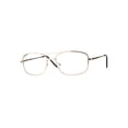 thumbnail image 1 of Mens Metal Rim Classic Rectangular Bifocal Reading Eye Glasses Gold 2.0, 1 of 4