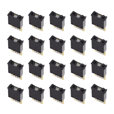 DIP Switch BCD Code Thumb wheel Switch KM2 0-9 Digital Black 20 Pcs price history on PriceWatchPro