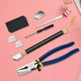 thumbnail image 4 of Wweixi 10Pcs Glass Kit for Breaking Fusing Stained Glass, 4 of 6