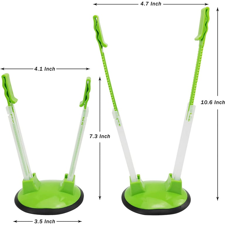 Ruibo Ziplock Bag Holder Stand Adjustable For Plastic Freezer Bags