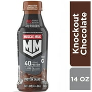 Muscle Milk Pro Advanced Nutrition Knockout Chocolate Protein Shake, 14 fl oz, 1 Count Bottle