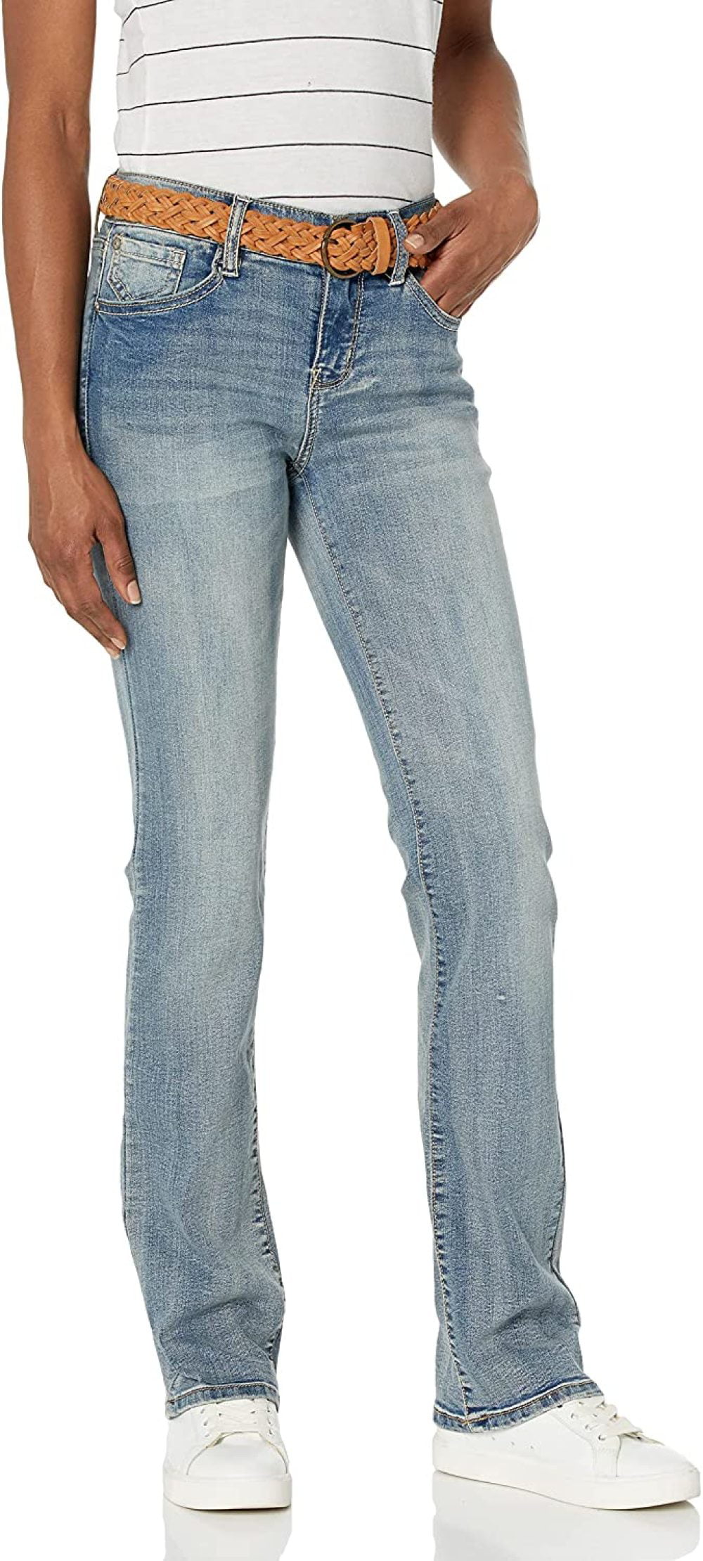 WallFlower Women's Instastretch Legendary Slim Bootcut Jeans 