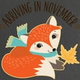thumbnail image 2 of CafePress - Fox November Maternity T Shirt - Maternity Dark T-Shirt, 2 of 3