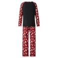 thumbnail image 5 of DuAnyozu Family Matching Christmas Pajamas Set Cotton Xmas Deer Holiday Pajamas Sleepwear Dad Mom Kids PJs, 5 of 10
