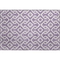 thumbnail image 2 of Addison Rugs Mayfield Washable Transitional Geometric Purple Rectangle Rug, 1'8" x 2'6", 2 of 5