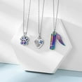 thumbnail image 5 of 3Pack Paw Heart Cylinder Pet Cremation Jewelry for Dog Ashes CaetUrn Necklace Lockets for Human Ashes Pet Memorial Ashes Holder, 5 of 5