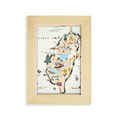 thumbnail image 1 of Map Taiwan Travel Features Desktop Display Photo Frame Picture Art Painting 5x7 inch, 1 of 3
