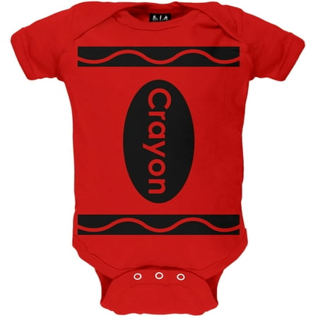 Red Crayon Costume Baby One Piece