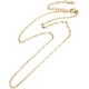 thumbnail image 1 of Collar de cadena perforada de acero inoxidable 304 con revestimiento iónico (IP) de 5 piezas para hombres y mujeres, chapado en oro auténtico de 18 quilates., 1 of 3